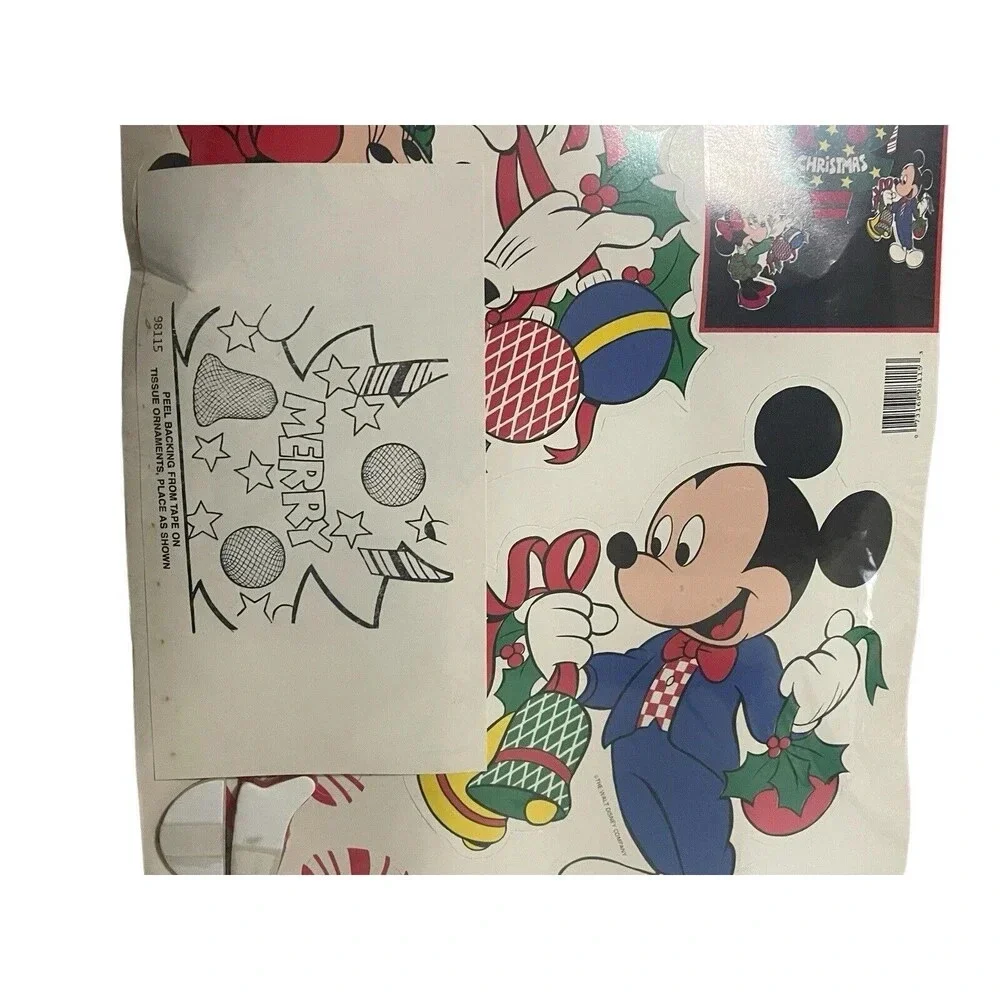 Mickey Mouse Christmas Decorating Kit Paper Tree Eureka Paper Magic Group New